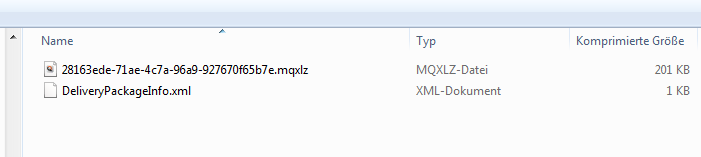 Darin sind – das wissen wir schon – alle *.mqxlz-Projektdateien enthalten.